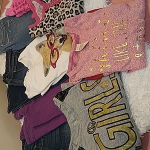 Girls clothes size 10 lot of 10, Crazy 8, Justice, Circo, Old Navy, Faded Glory